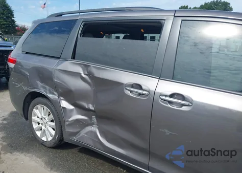 2013 Toyota Sienna Limited V6 7 Passenger from USA, damaged, VIN 5TDYK3DC6DS364736